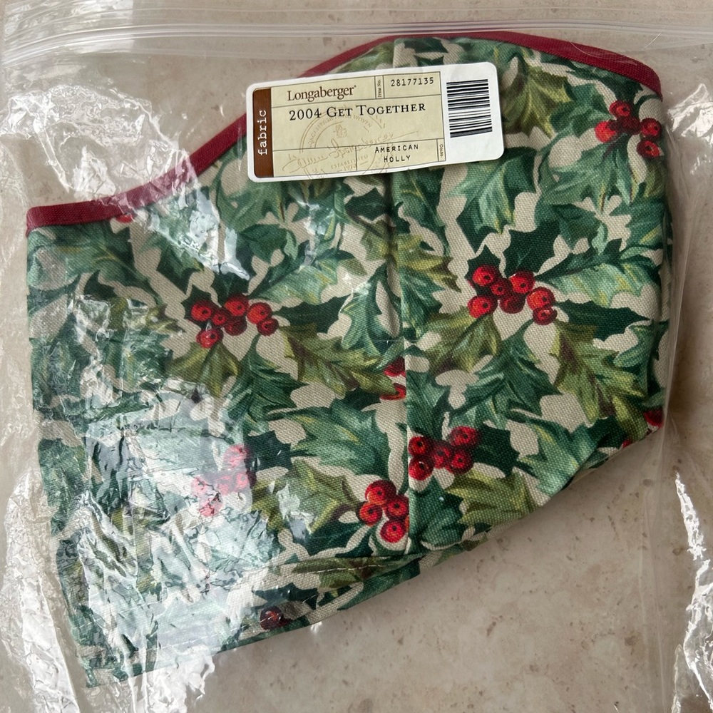Longaberger 2004 Get Together American Holly Liner